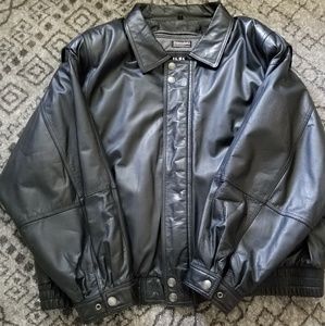Men's genuine leather jacket